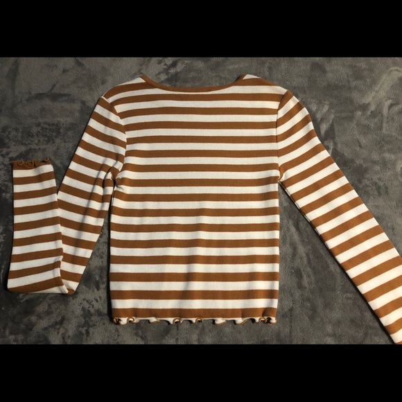 Long sleeve striped top - Picture 2 of 3